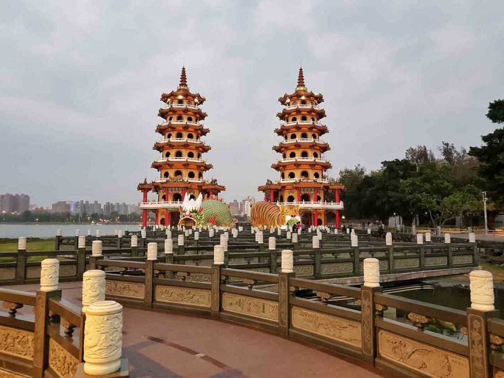 Tempel in Kaohsiung, Taiwan