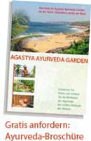 Agastya Ayurveda Garden-Broschüre Bestellung, Kerala, Südindien