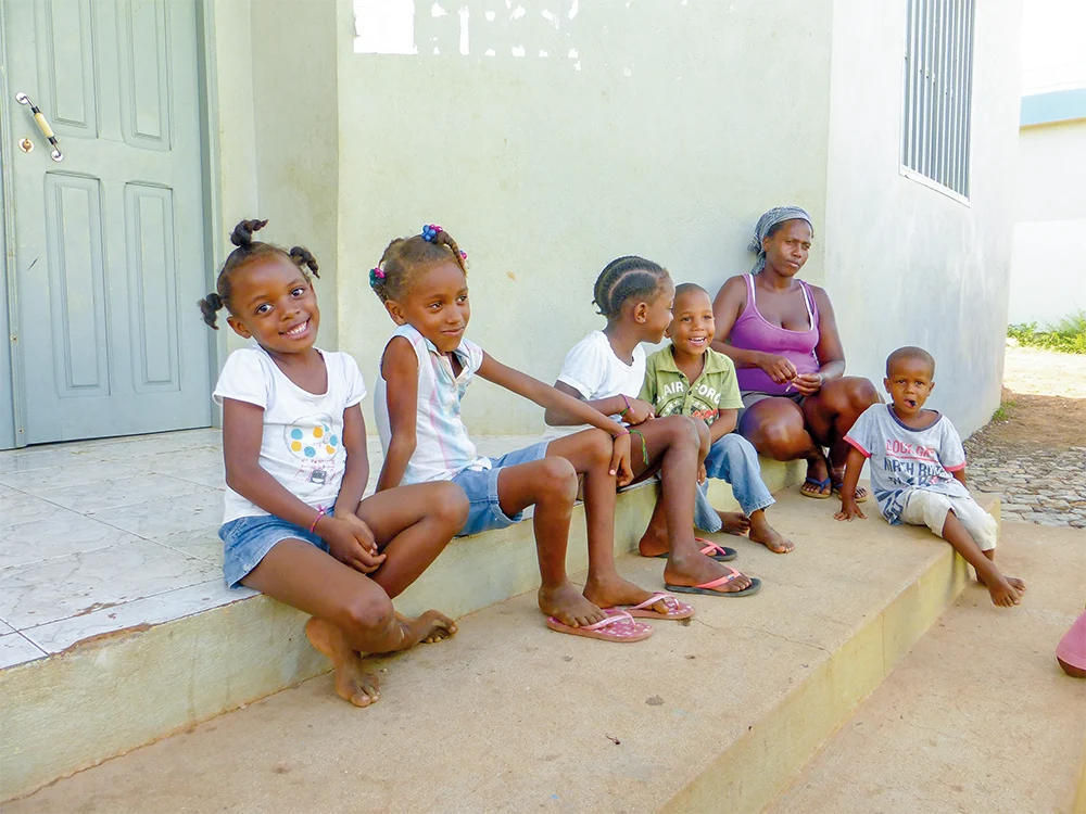 Kapverdische Inseln-Cabo Verde-Schulkinder